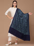Women's Silky Aari Embroidery Wool Shawl